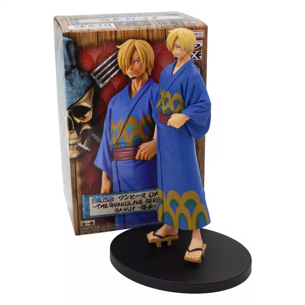 Figura Sanji One Piece - Dxf The Grandline Series - Wanokuni - Yukata Ver. 17cm - Imagen 6