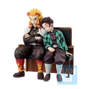 Ichibansho Figura Tanjiro Kamado & Kyojuro Rengoku Demon Slayer (Locus) 17cm