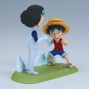 Figura Monkey D. Luffy Vs Kuzan One Piece - World Collectable Log Stories 9cm