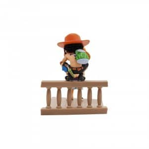 Figura Monkey D. Luffy & Portgas D. Ace One Piece - World Collectable Log Stories 8 cm