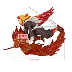 Figura Rengoku Kyojuro Demon Slayer: Kimetsu No Yaiba - Vibration Stars Plus 14cm