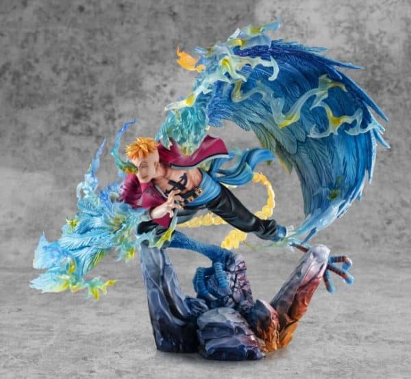 Figura Marco the Phoenix ONE PIECE “MAS-MAXIMUM" - Portrait Of Pirates - Leader of 1st group of Whitebeard Pirates - Megahouse