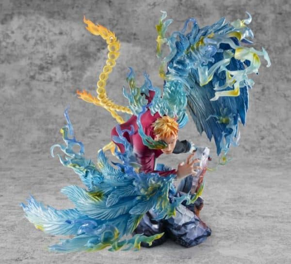 Figura Marco the Phoenix ONE PIECE “MAS-MAXIMUM" - Portrait Of Pirates - Leader of 1st group of Whitebeard Pirates - Megahouse - Imagen 15