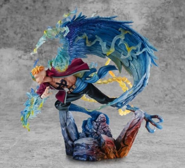 Figura Marco the Phoenix ONE PIECE “MAS-MAXIMUM" - Portrait Of Pirates - Leader of 1st group of Whitebeard Pirates - Megahouse - Imagen 3