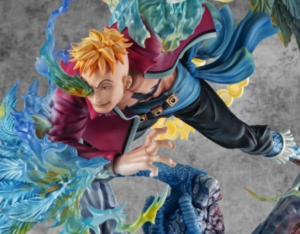 Figura Marco the Phoenix ONE PIECE “MAS-MAXIMUM" - Portrait Of Pirates - Leader of 1st group of Whitebeard Pirates - Megahouse - Imagen 4