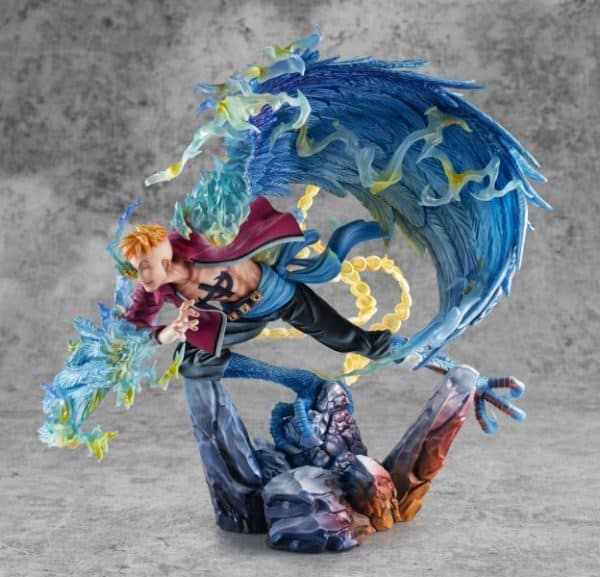 Figura Marco the Phoenix ONE PIECE “MAS-MAXIMUM" - Portrait Of Pirates - Leader of 1st group of Whitebeard Pirates - Megahouse - Imagen 5