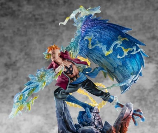 Figura Marco the Phoenix ONE PIECE “MAS-MAXIMUM" - Portrait Of Pirates - Leader of 1st group of Whitebeard Pirates - Megahouse - Imagen 8