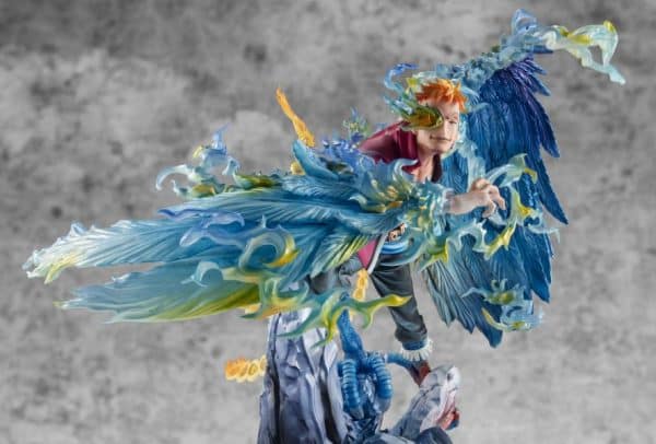 Figura Marco the Phoenix ONE PIECE “MAS-MAXIMUM" - Portrait Of Pirates - Leader of 1st group of Whitebeard Pirates - Megahouse - Imagen 10